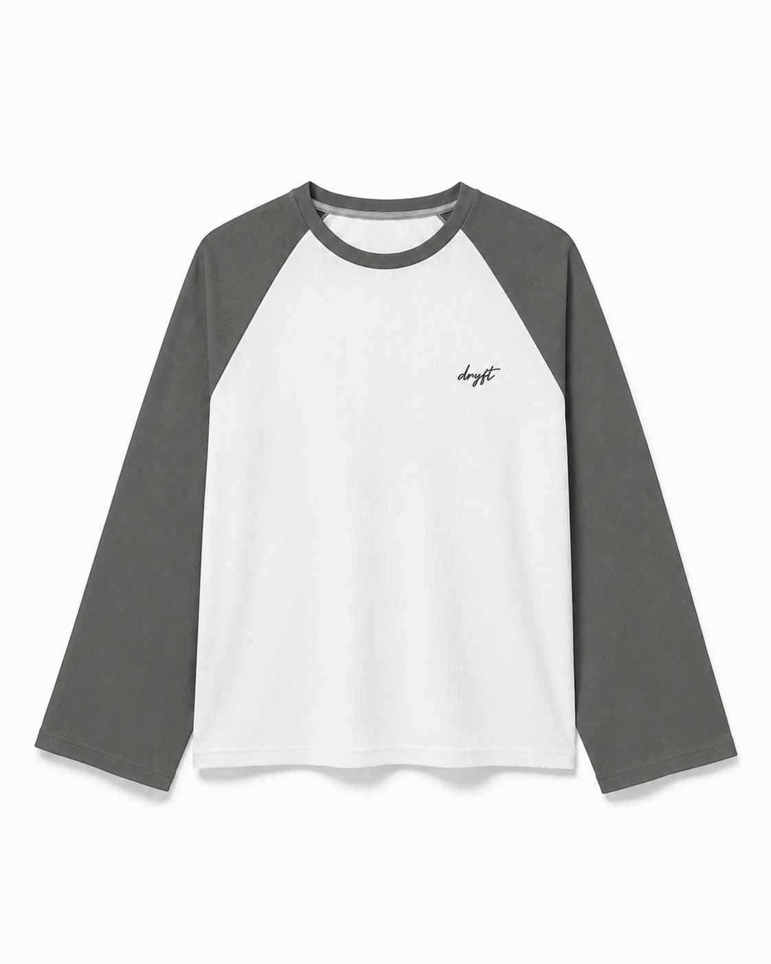 Raglan Waffle Grey T-Shirt