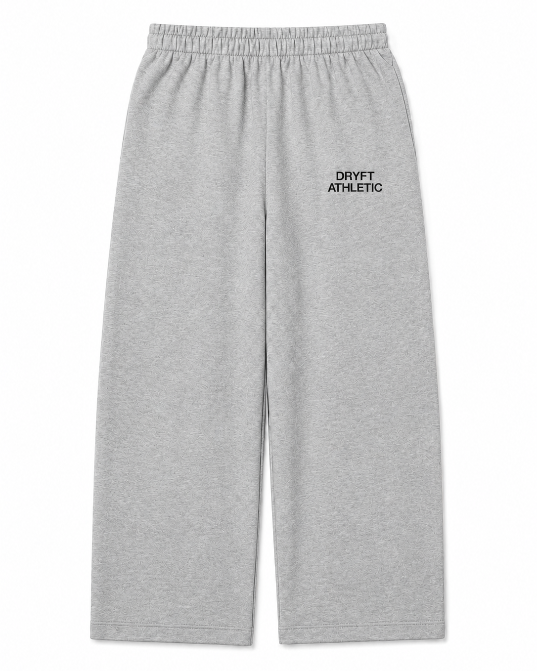 DRYFT Athletic Wide Leg Sweatpants — Ash Grey