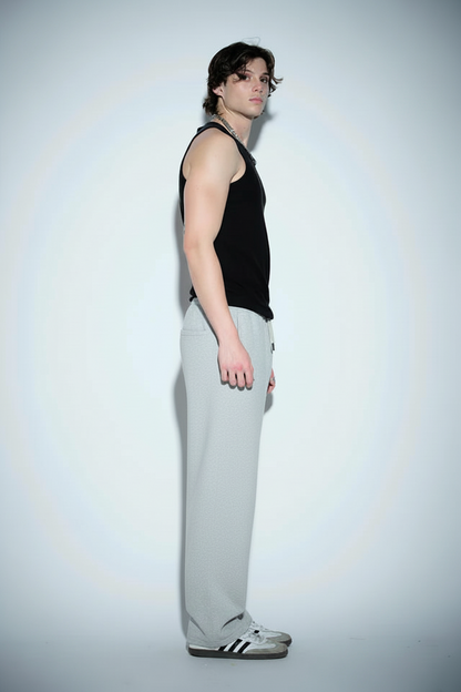DRYFT. Wide-Leg Sweatpants - Light Grey