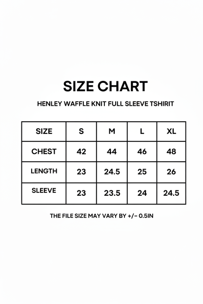 Henley Size Chart Final